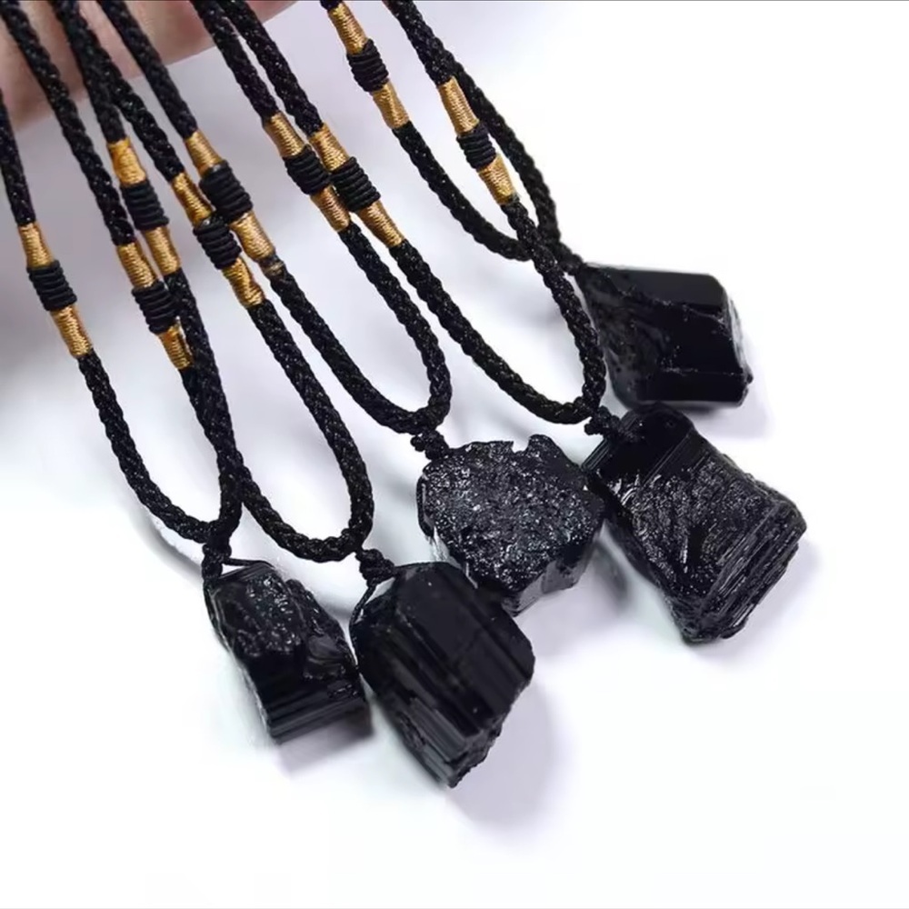 Natural Stone Necklace – Natural Crystal Healing Stone Pendant for Men & Women - Picture 5 of 17
